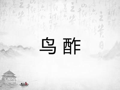 鸟酢 鸟酢