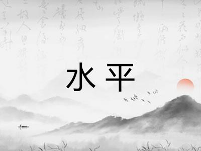 水平 水平