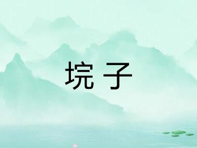 垸子 垸子