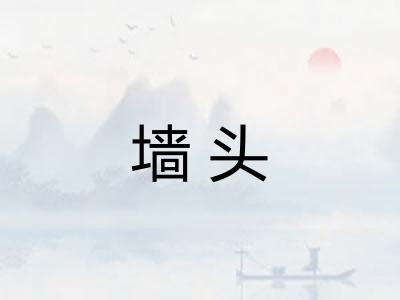 墙头 墙头