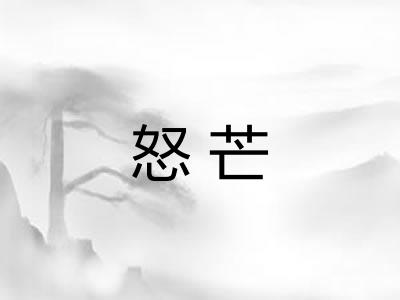 怒芒 怒芒
