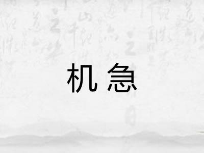 机急 机急