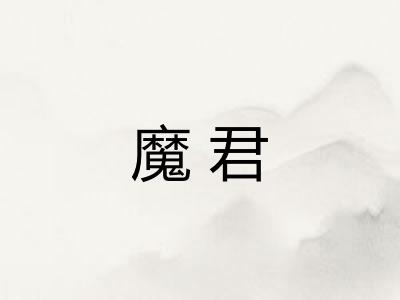 魔君 魔君