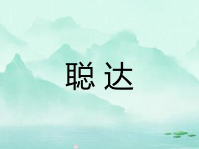 聪达 聪达