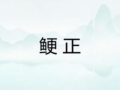 鲠正 鲠正