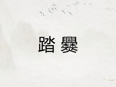 踏爨 踏爨