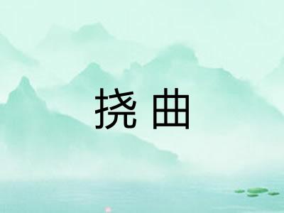 挠曲 挠曲