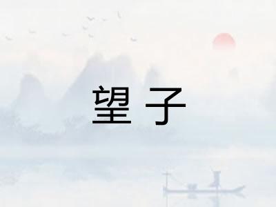望子 望子