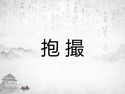 抱撮