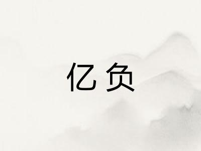 亿负 亿负