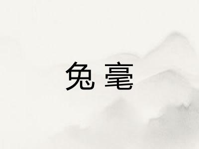 兔毫 兔毫