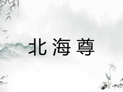 北海尊 北海尊