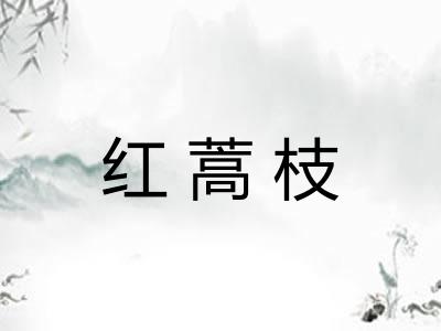 红蒿枝