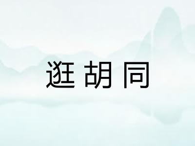 逛胡同 逛胡同