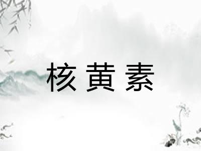 核黄素 核黄素