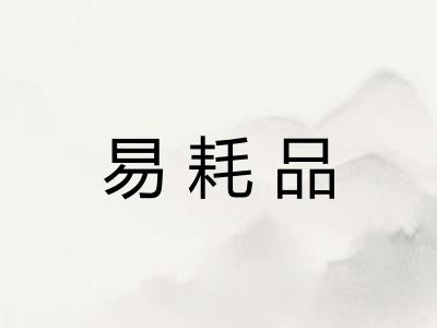易耗品 易耗品