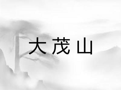 大茂山 大茂山