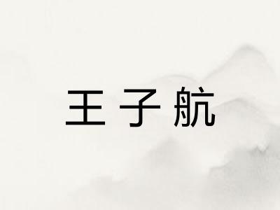 王子航