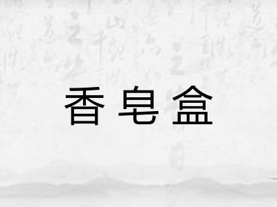 香皂盒