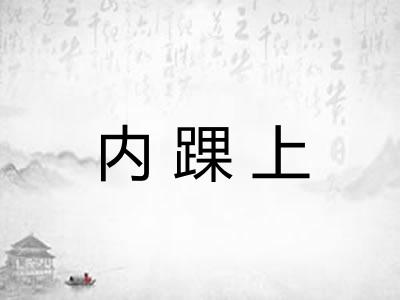 内踝上 内踝上