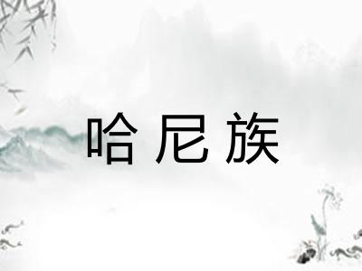 哈尼族 哈尼族