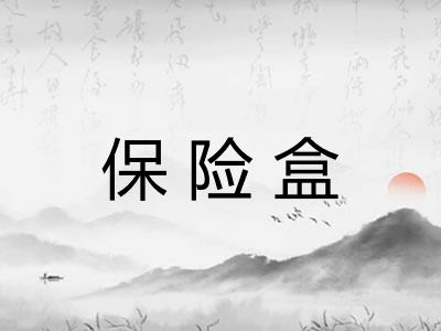 保险盒 保险盒