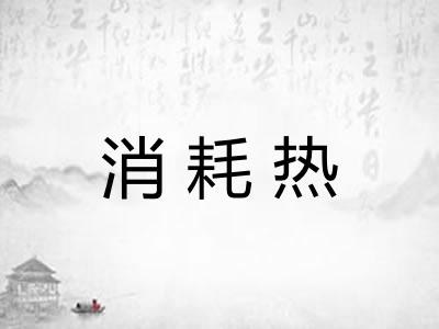 消耗热