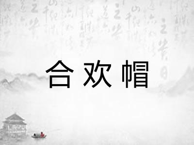 合欢帽 合欢帽