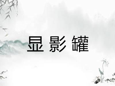 显影罐 显影罐