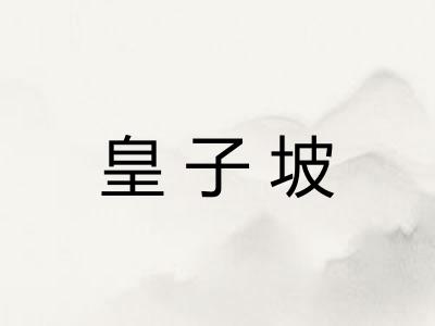 皇子坡 皇子坡