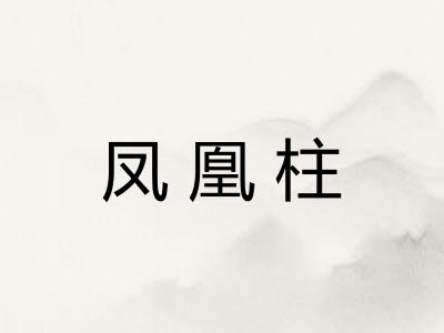 凤凰柱 凤凰柱