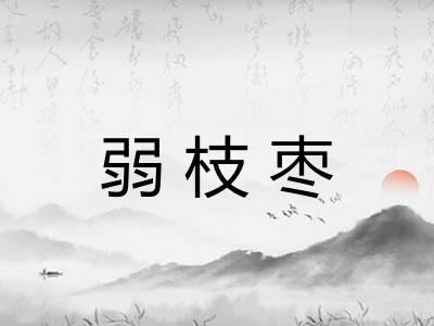 弱枝枣 弱枝枣