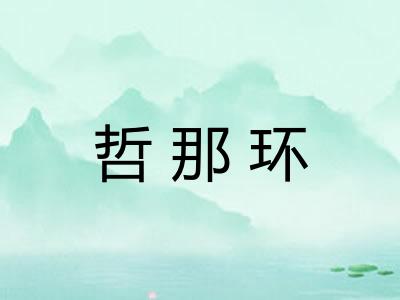 哲那环