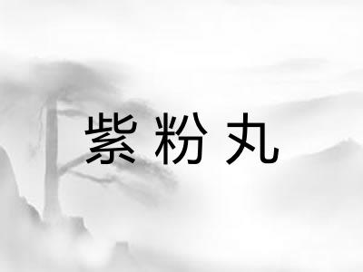 紫粉丸 紫粉丸
