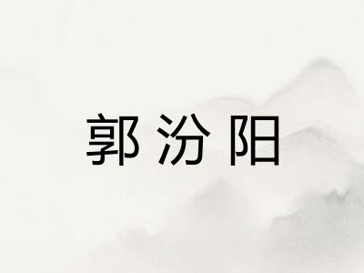 郭汾阳 郭汾阳
