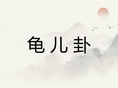 龟儿卦 龟儿卦
