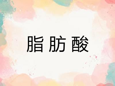 脂肪酸 脂肪酸