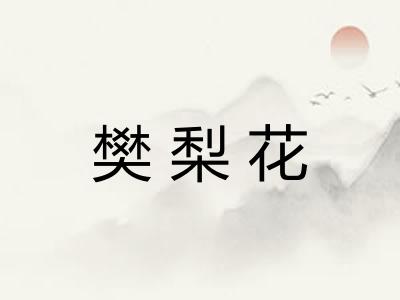 樊梨花 樊梨花