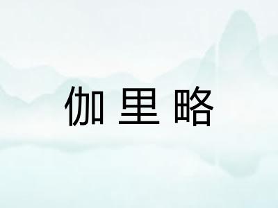 伽里略 伽里略