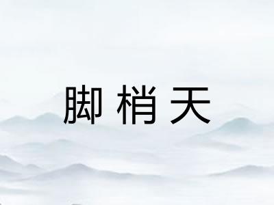 脚梢天 脚梢天