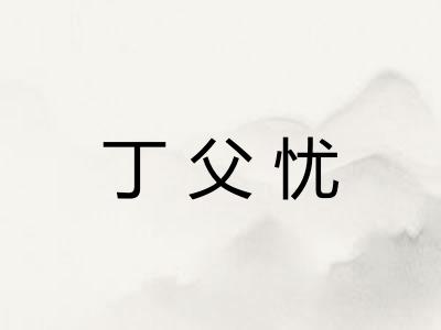 丁父忧