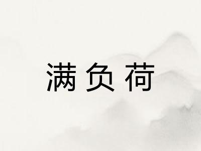 满负荷 满负荷