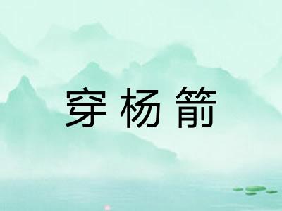 穿杨箭 穿杨箭