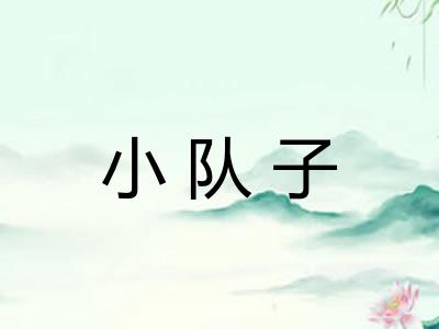小队子 小队子