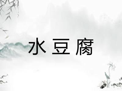 水豆腐
