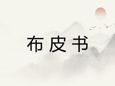 布皮书 布皮书