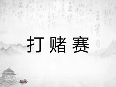 打赌赛 打赌赛