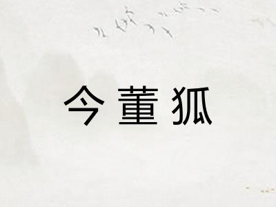 今董狐