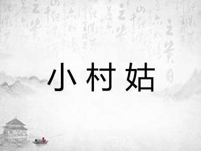 小村姑 小村姑