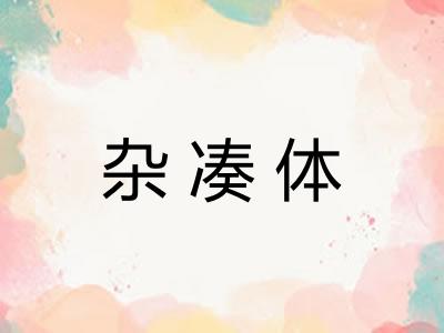 杂凑体 杂凑体